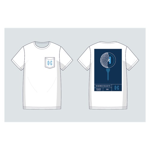 golf blueprint t shirt design