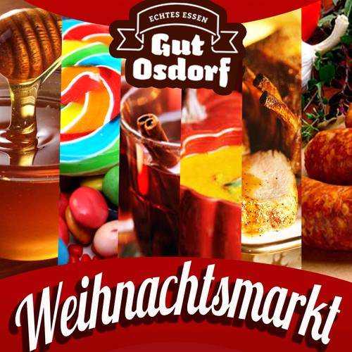 Flyer für individuellen Weihnachtsmarkt