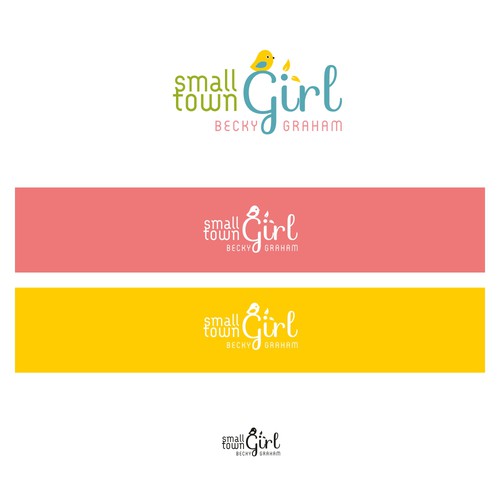 Create a blog image for a small town girl who points/encourages people in their relationship God