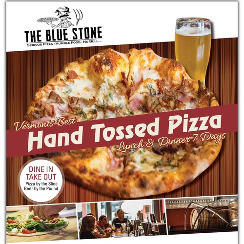 Hand Tossed Pizza flyer