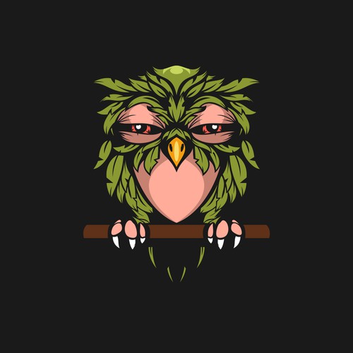 Sleepy owl 