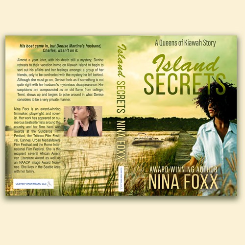 Book cover design to appeal to cozy mystery and African American Readers