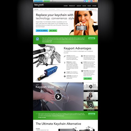 Keyport, Inc. Needs A Stellar Product Landing Page 