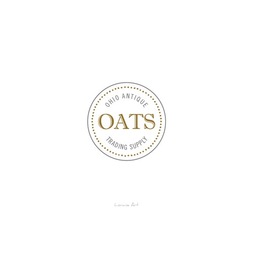 A simple logo of OATS - Ohio Antique Trading Supply