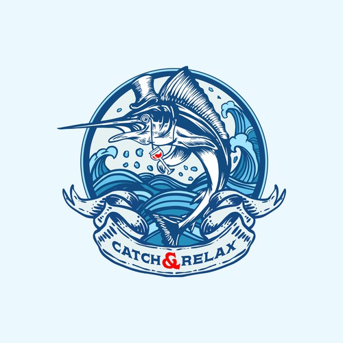 catch & Relax concept logo
