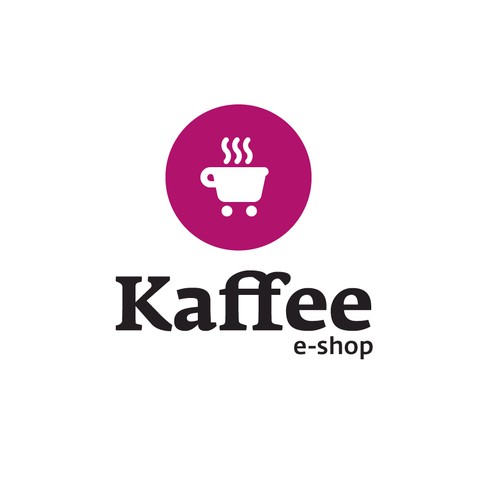 Kaffee e-shop logo design