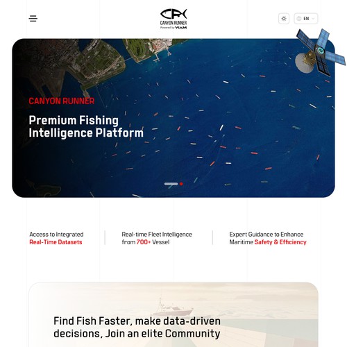 Premium Fishing Intelligence and Data Subscription Service - Website Redesign