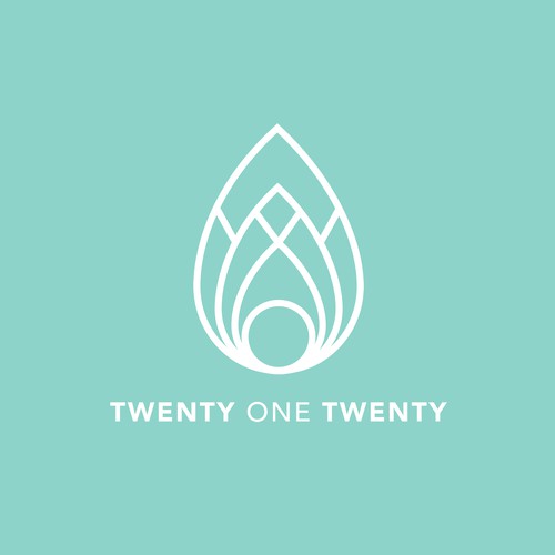 Minimalist Essential Oil Logo Concept