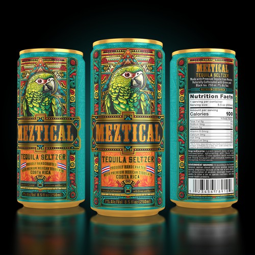 Premium tequila seltzer