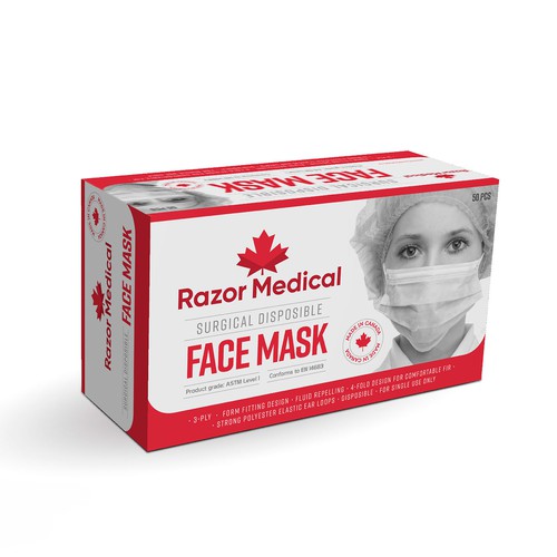 Surgical Face Mask made in Canada