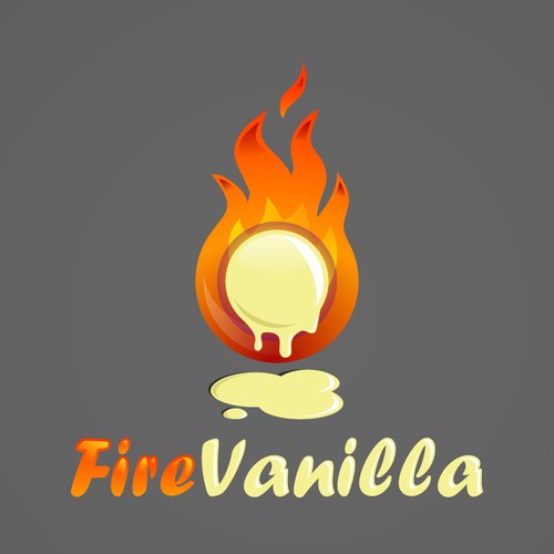 Fire Vanilla Logo Design