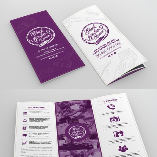 Brochure Design for New Hair & Beauty Startup!