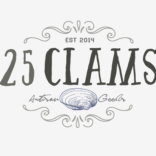 25 Clams Logo