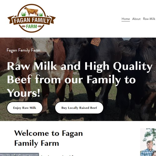 Fagan Family Farm redesign