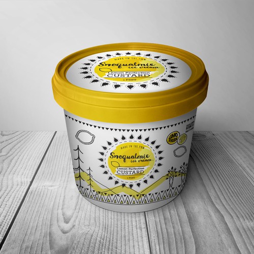 Ice Cream carton design
