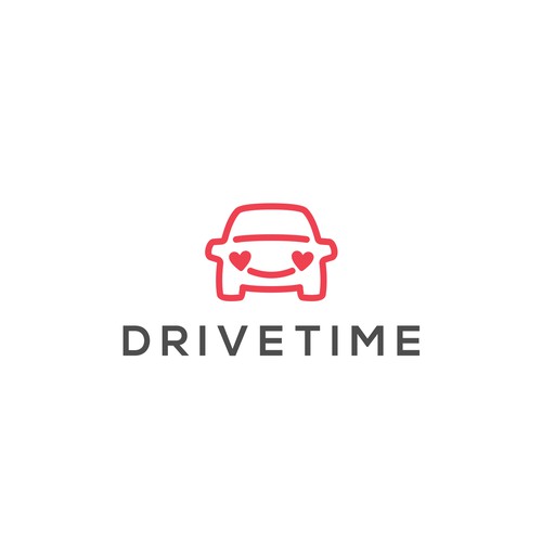 Logo design for Drivetime, world's first gaming company targeting the driver of the car