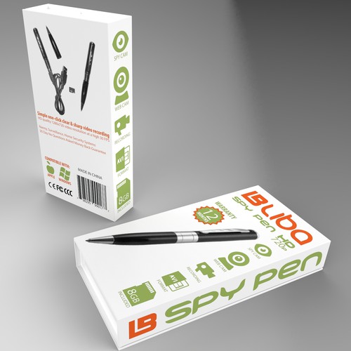 Spy Pen package box