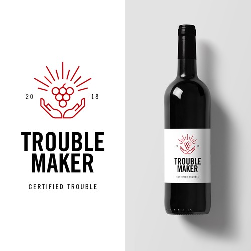 Troublemaker Wine Label