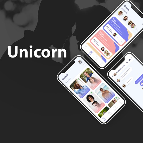 Unicorn App UI Design