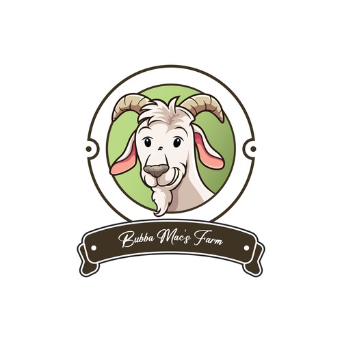 Playful logo concept for Bubba Mac's Farm