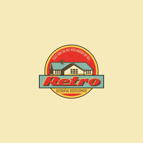 50's style logo