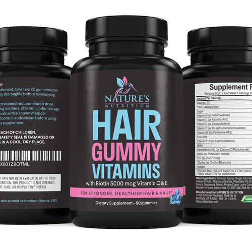 Nature's Nutrition needs a Gummy Vitamins black label