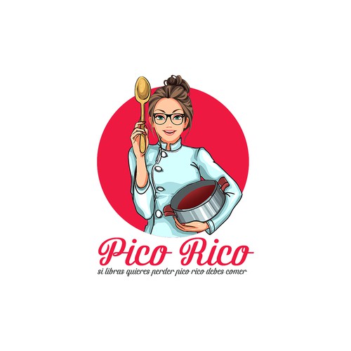 pico rico logo design