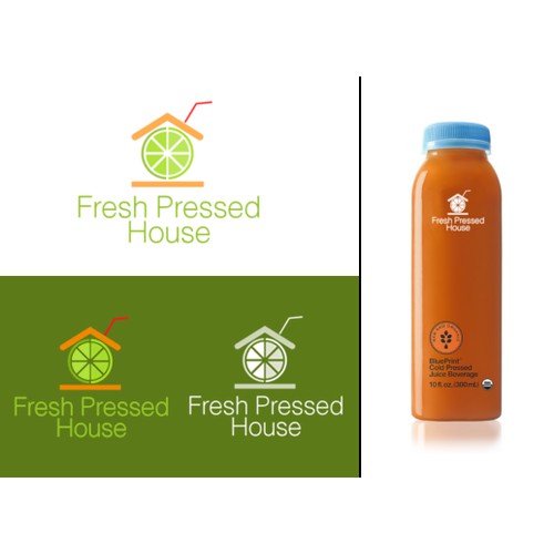 Create a fresh clean logo for an organic cold-pressed juicery in Italy!