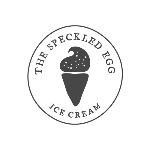 Ice cream shop logo