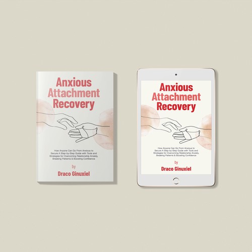 Book Cover concept for Anxious Attatchment Recovery