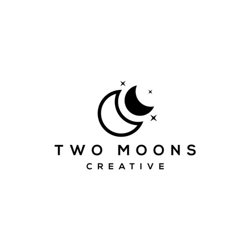 Creative Art House looking for Minimalistic Brand Logo - Two Moons Creative