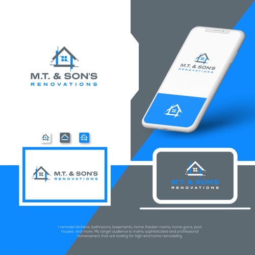 M.T. & Son's - Logo design