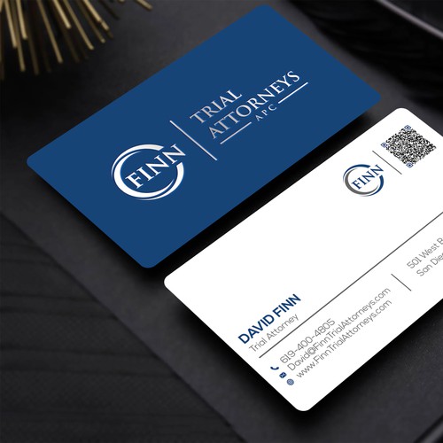 Finn Trial Attorneys Business Card Design