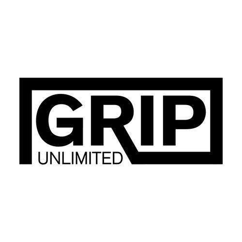 Grip Unlimited Typography Logo