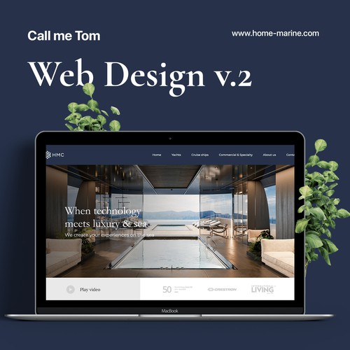 Yacht company web design