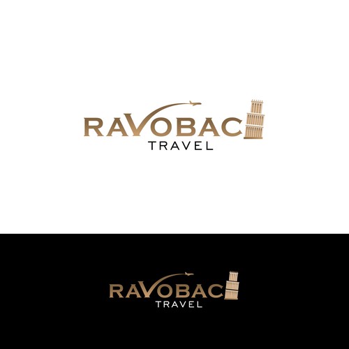 Conceptual logo for  Luxury Travel Agency