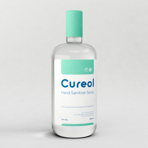 3d concept product label