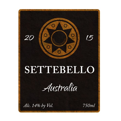 Settebello Wine Label