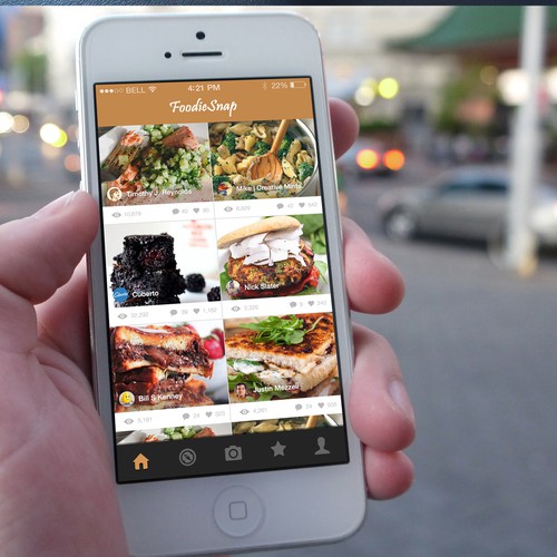 INTERACTIVE INSTAGRAM STYLE PLATFORM FOR FOOD LOVERS