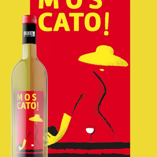 Moscato wine label R