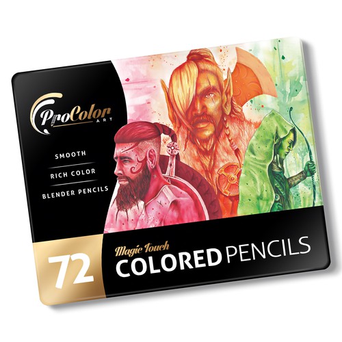 ProColor Art Colored Pencils Box