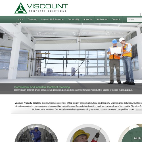 Help Viscount Property Solutions with a new website design