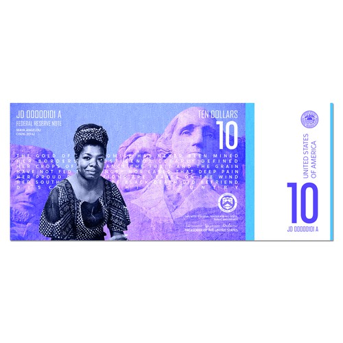 Design the new $10 bill featuring a woman