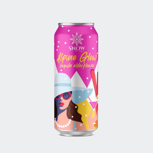 Packaging Design for Snow Tequila Spritz