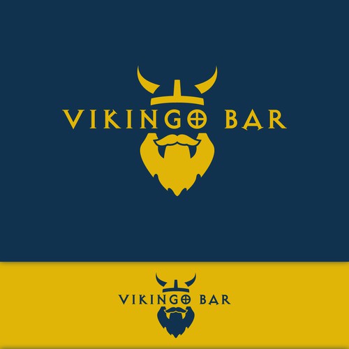 Viking look a like Logo for a Spanish bar