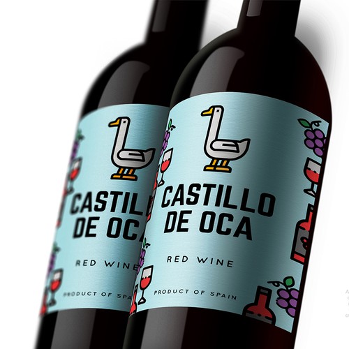 Wine label for Japanese Market