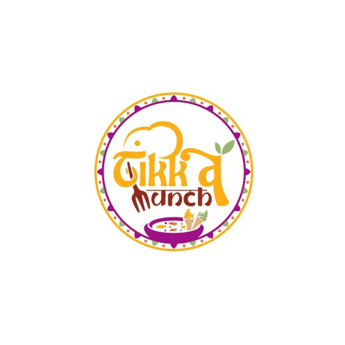 Logo for Indian food truck