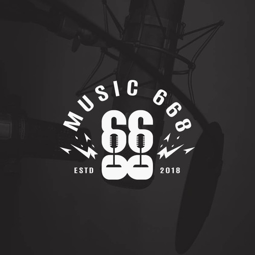 668 Music Logo Design