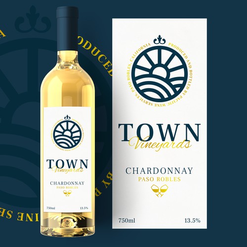 Packaging & Logo for Town Vineyard