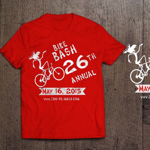 Create our 26th annual Zoo-de-Mackinac Bike Bash Event T/s